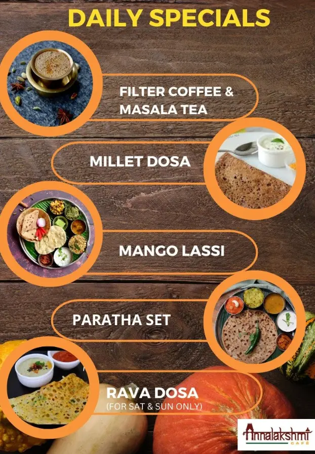 ANNALAKSHMI MENU SINGAPORE