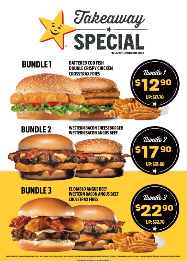 CARLS JR MENU SINGAPORE