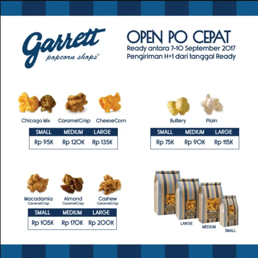 GARRETT POPCORN MENU SINGAPORE