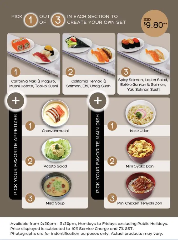 GENKI SUSHI MENU SINGAPORE