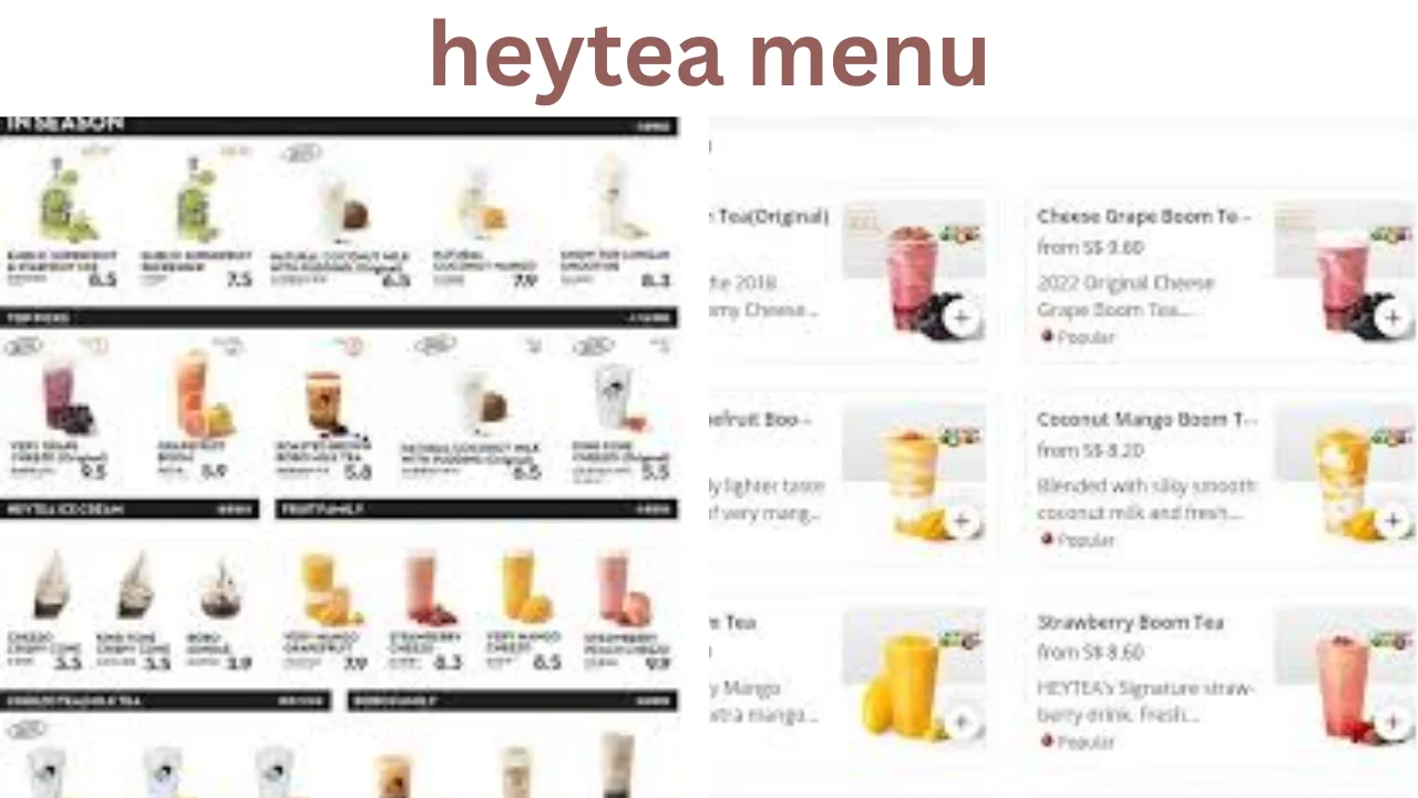 heytea menu