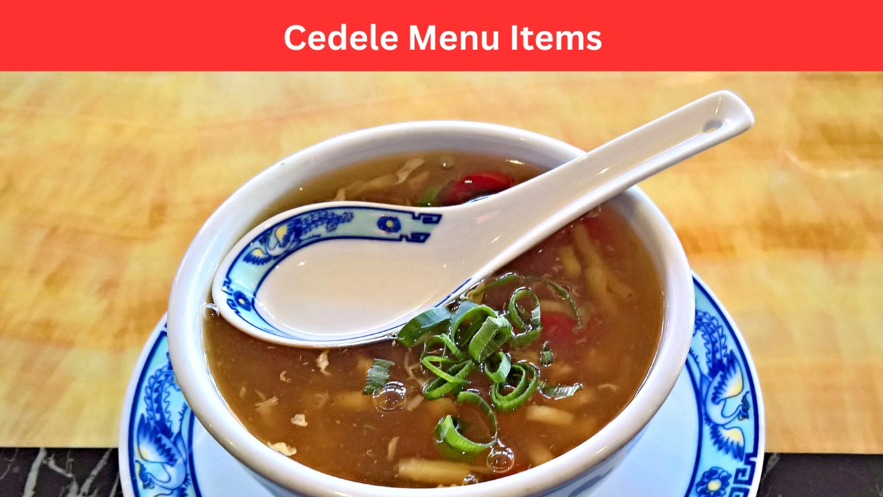 Cedele Menu Items