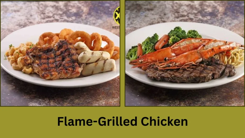 XW Western Grill Menu Flame-Grilled Chicken