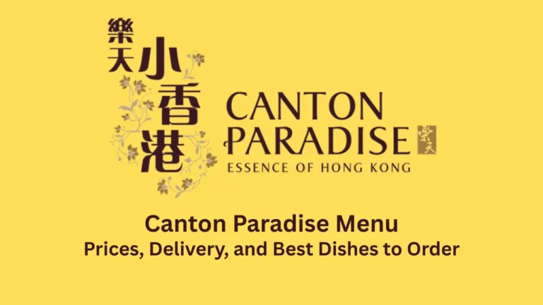 canton paradise menu