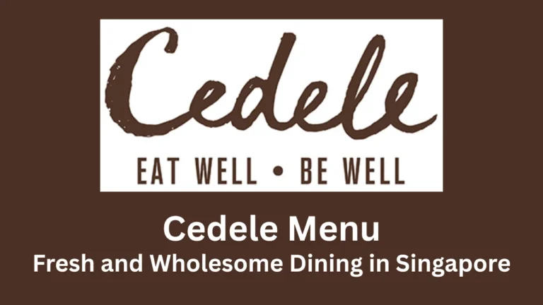 cedele menu