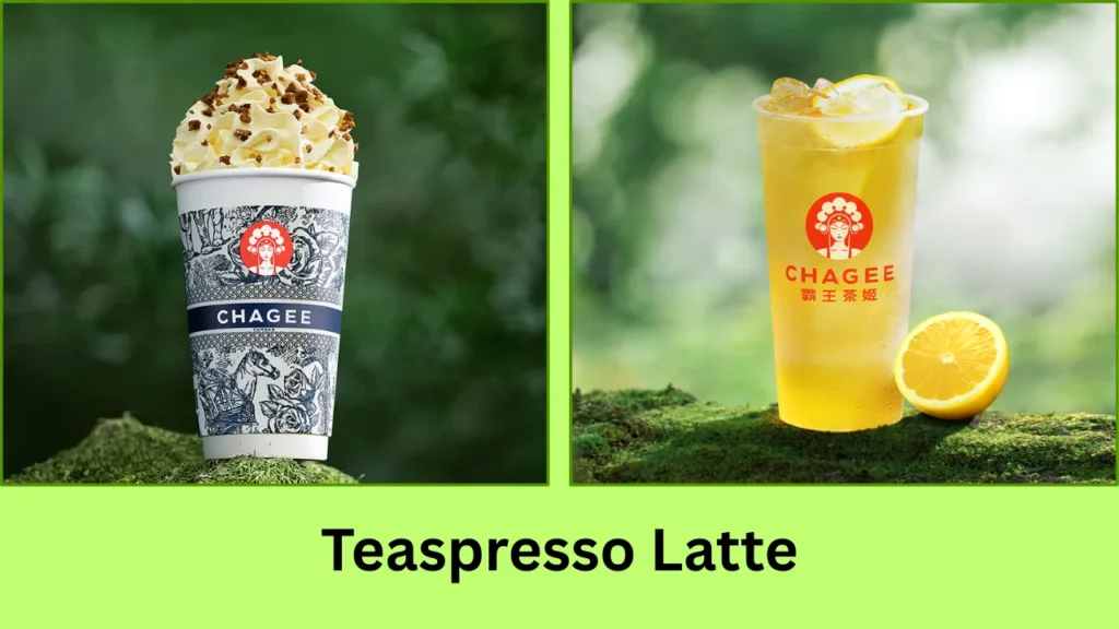 chagee menu Teaspresso Latte