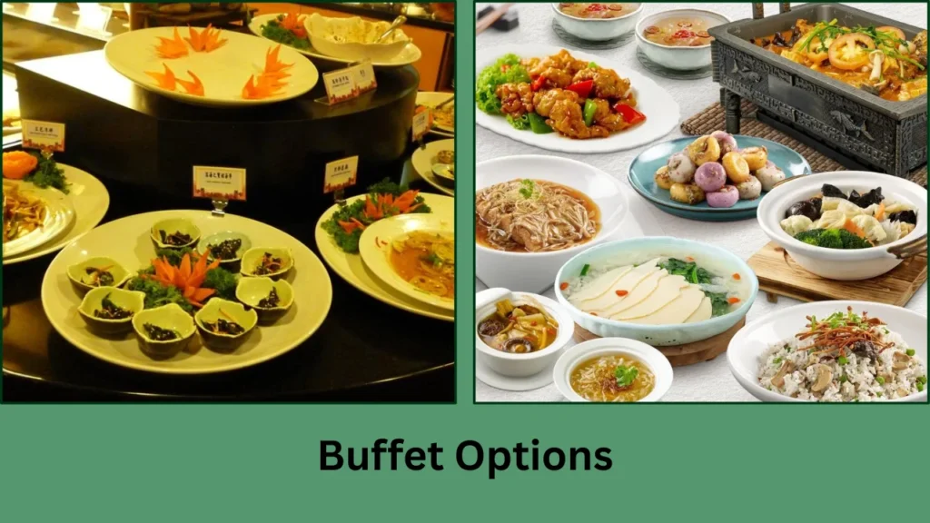 lotus vegetarian restaurant menu Buffet Options