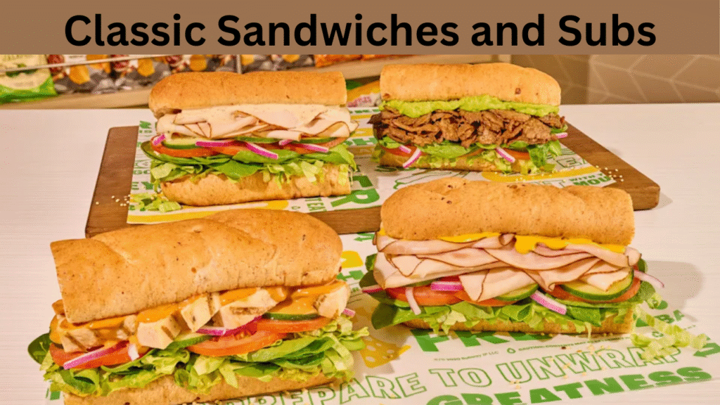 Classic Sandwiches and Subs