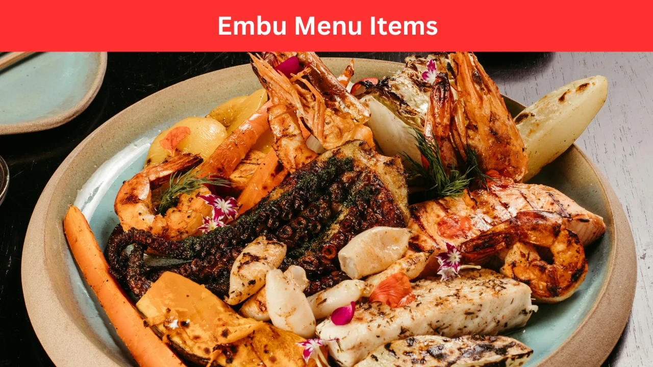 Embu Menu Items