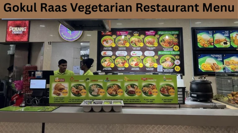 Gokul Raas Vegetarian Restaurant Menu