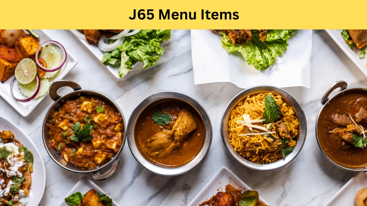 J65 Menu Items