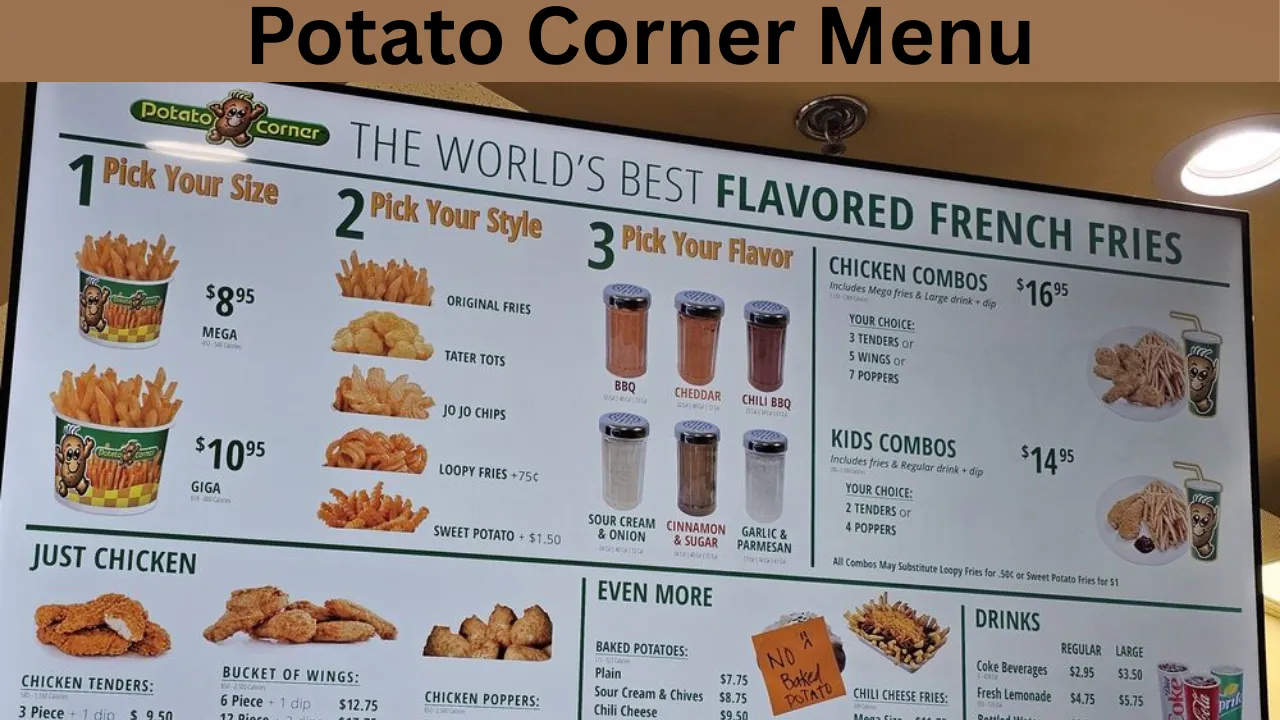Potato Corner Menu