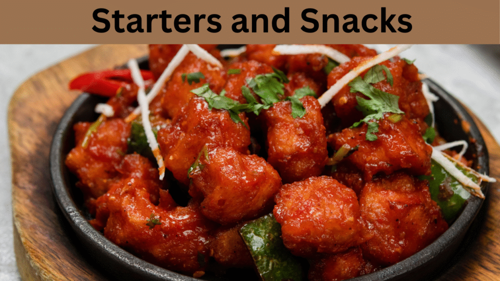 Starters and Snacks