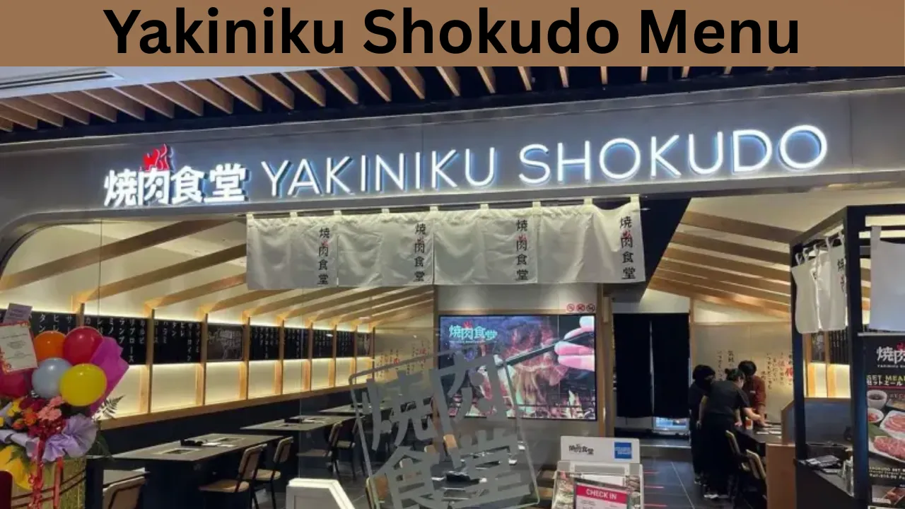 Yakiniku Shokudo Menu