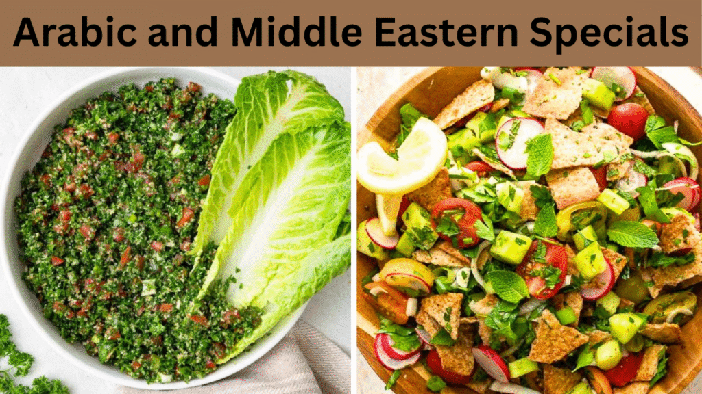 Arabic and Middle Eastern Specials