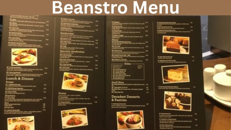 Beanstro Menu