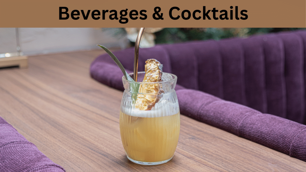 Beverages & Cocktails