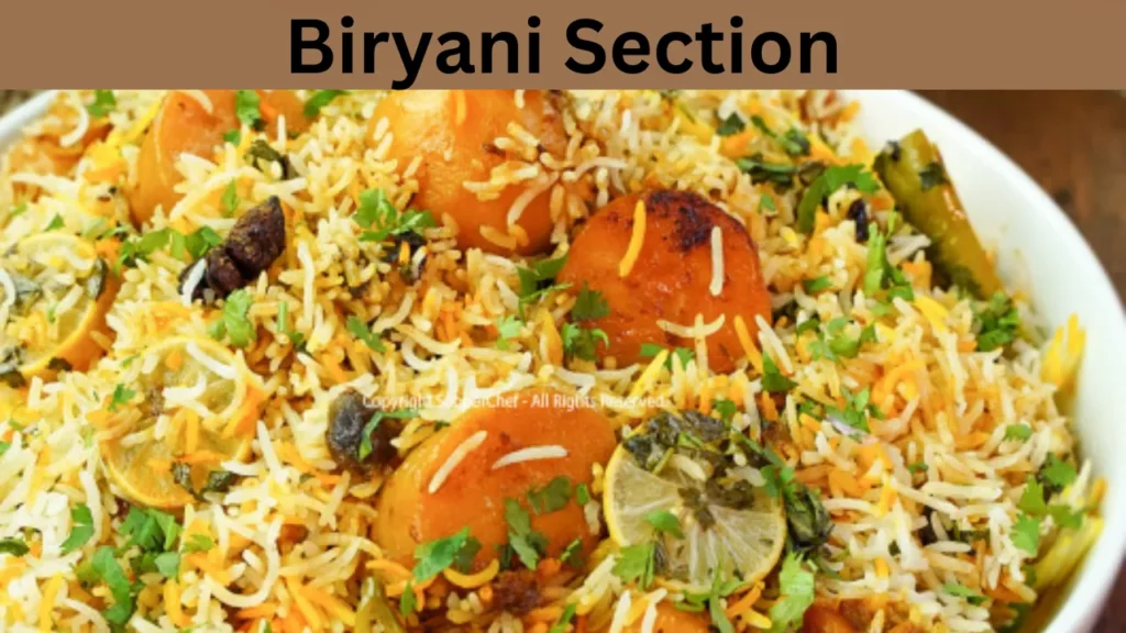 Biryani Section