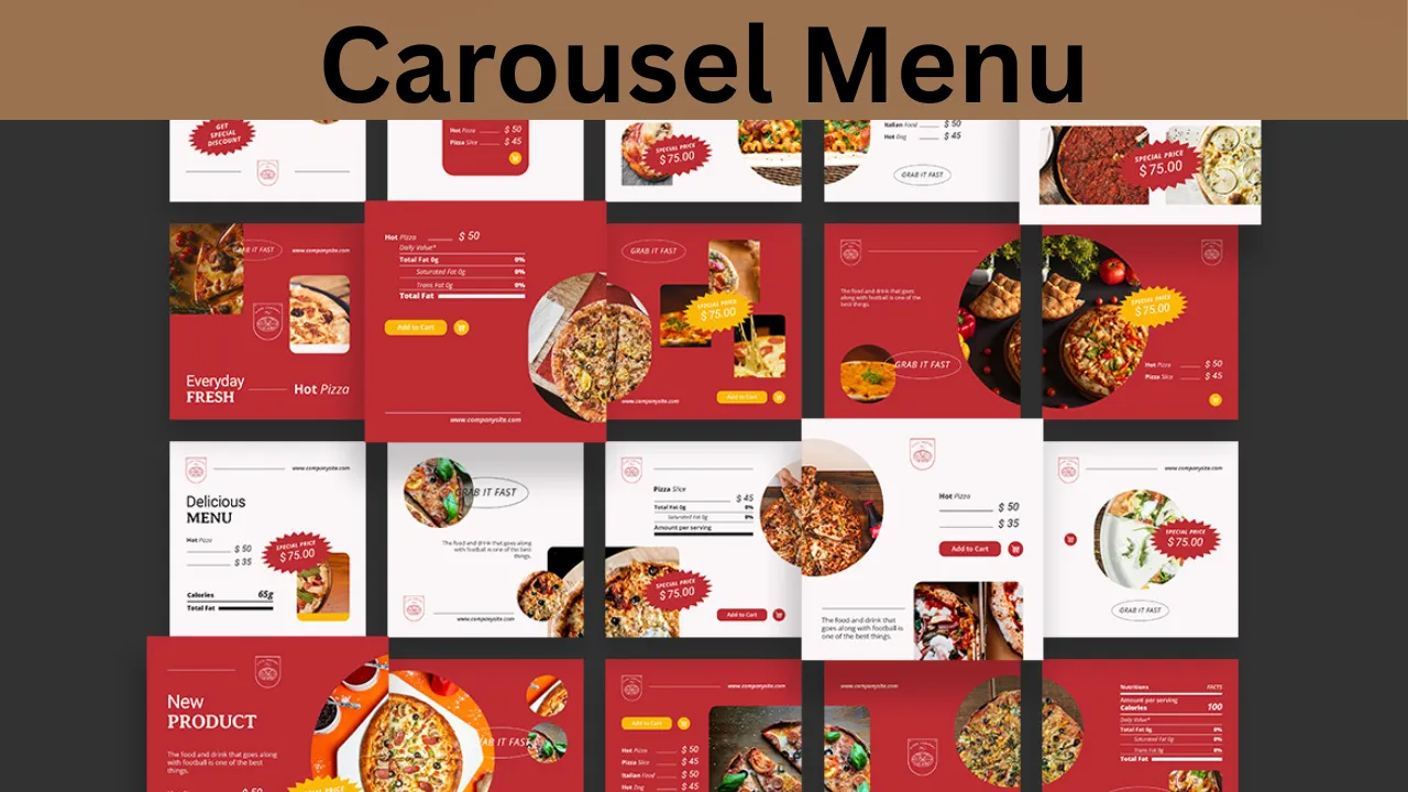 Carousel Menu