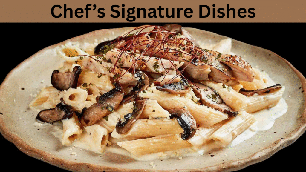 Chef’s Signature Dishes