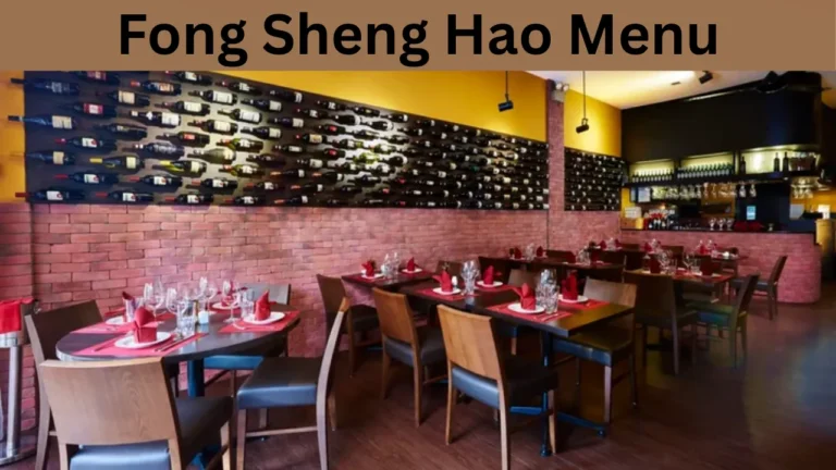 Fong Sheng Hao Menu