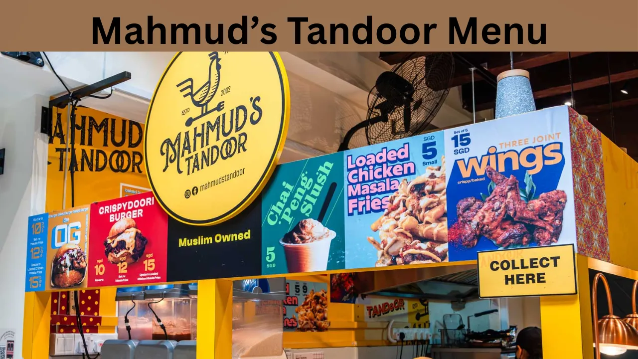 Mahmud’s Tandoor Menu