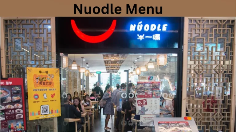 Nuodle Menu