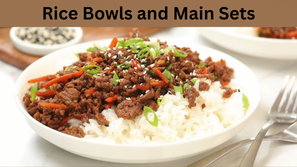 Rice Bowls and Main Sets