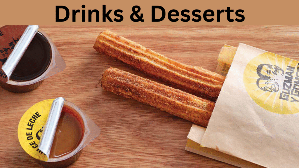 Drinks & Desserts