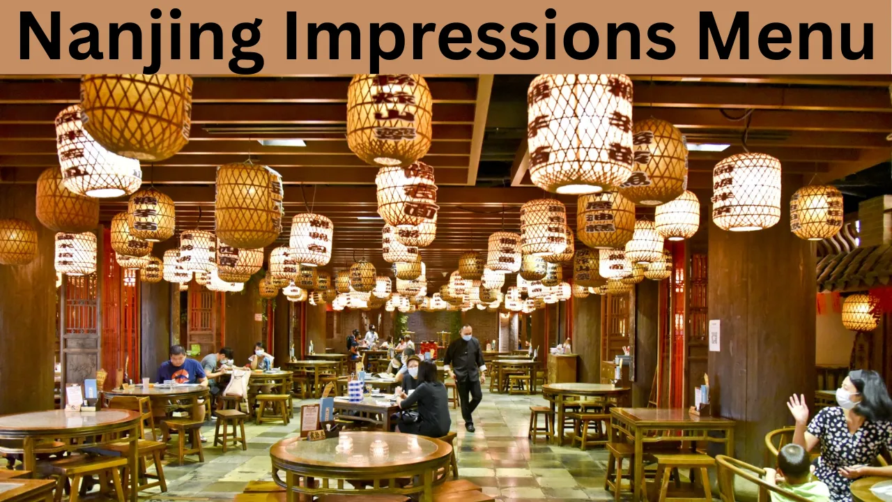 Nanjing Impressions Menu