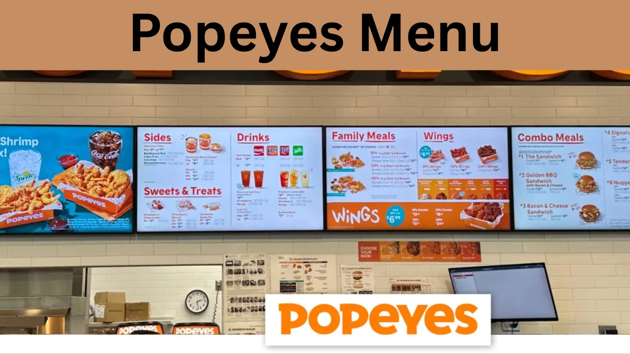 Popeyes Menu