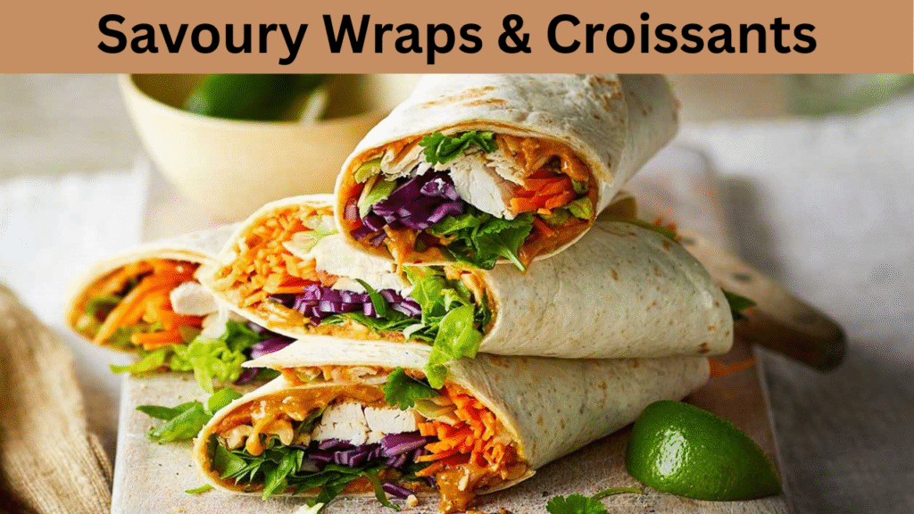 Savoury Wraps & Croissants