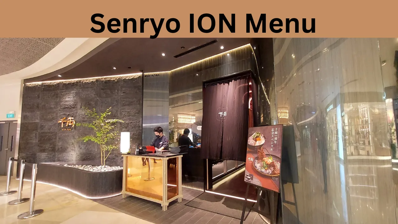 Senryo ION Menu