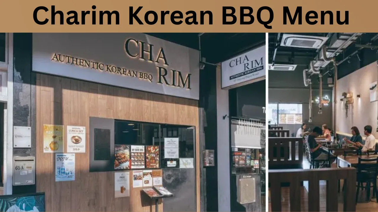 Charim Korean BBQ Menu