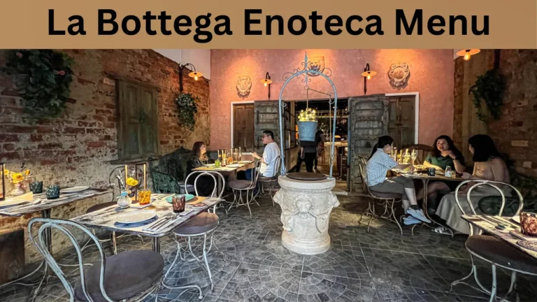 La Bottega Enoteca Menu