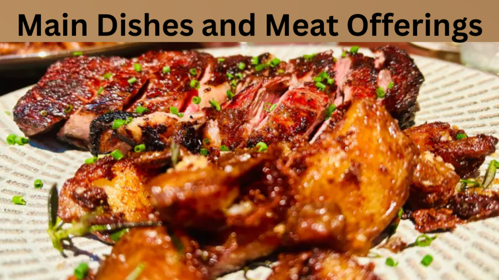 Main Dishes and Meat Offerings
