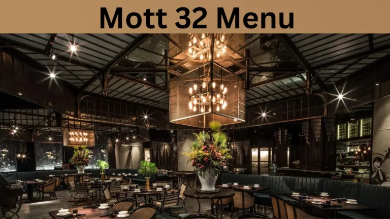 Mott 32 Menu