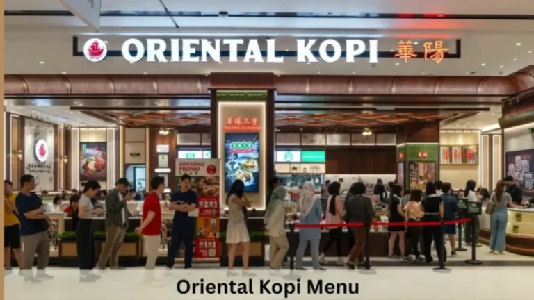 Oriental Kopi Menu