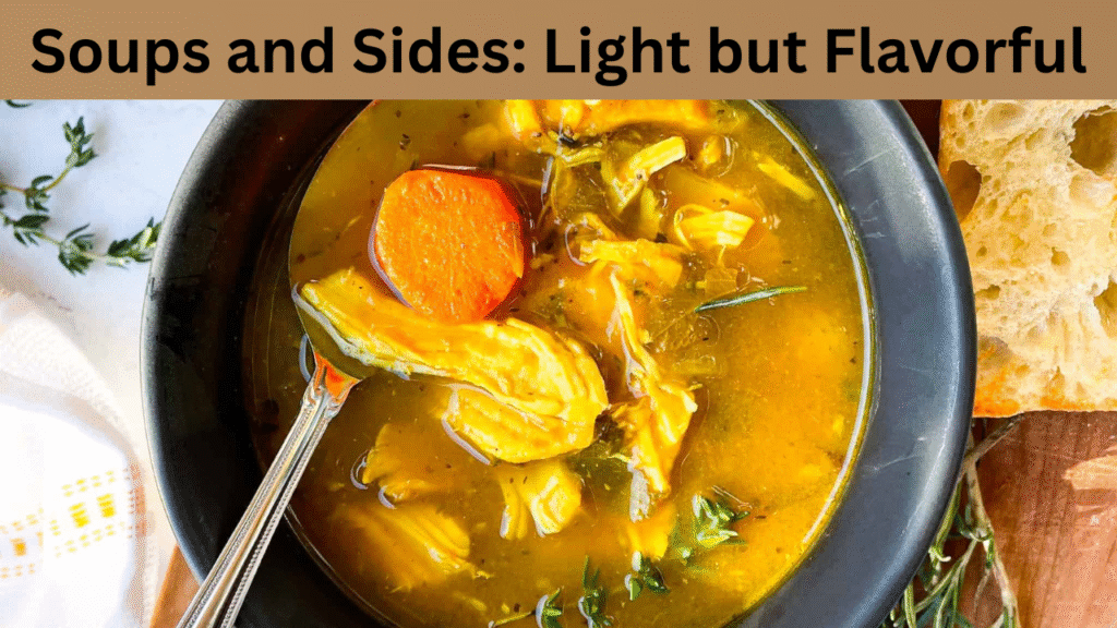 Soups and Sides Light but Flavorful