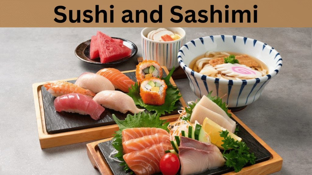 Sushi and Sashimi