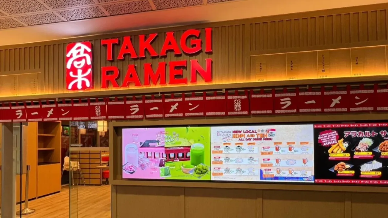 Takagi Ramen Menu