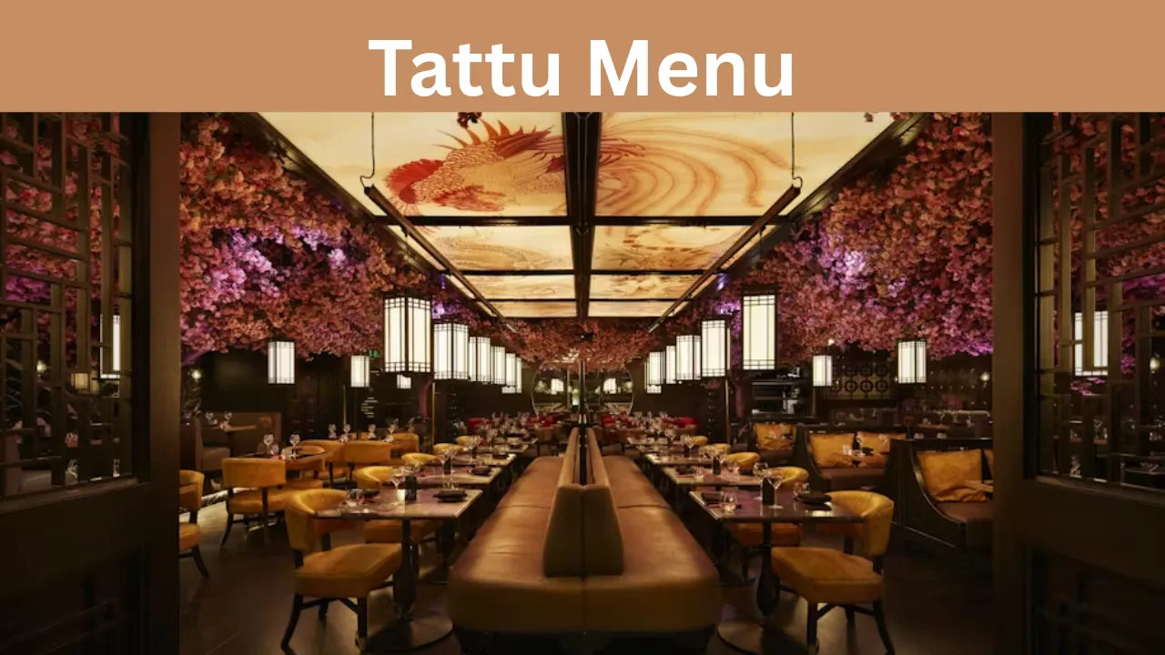Tattu Menu