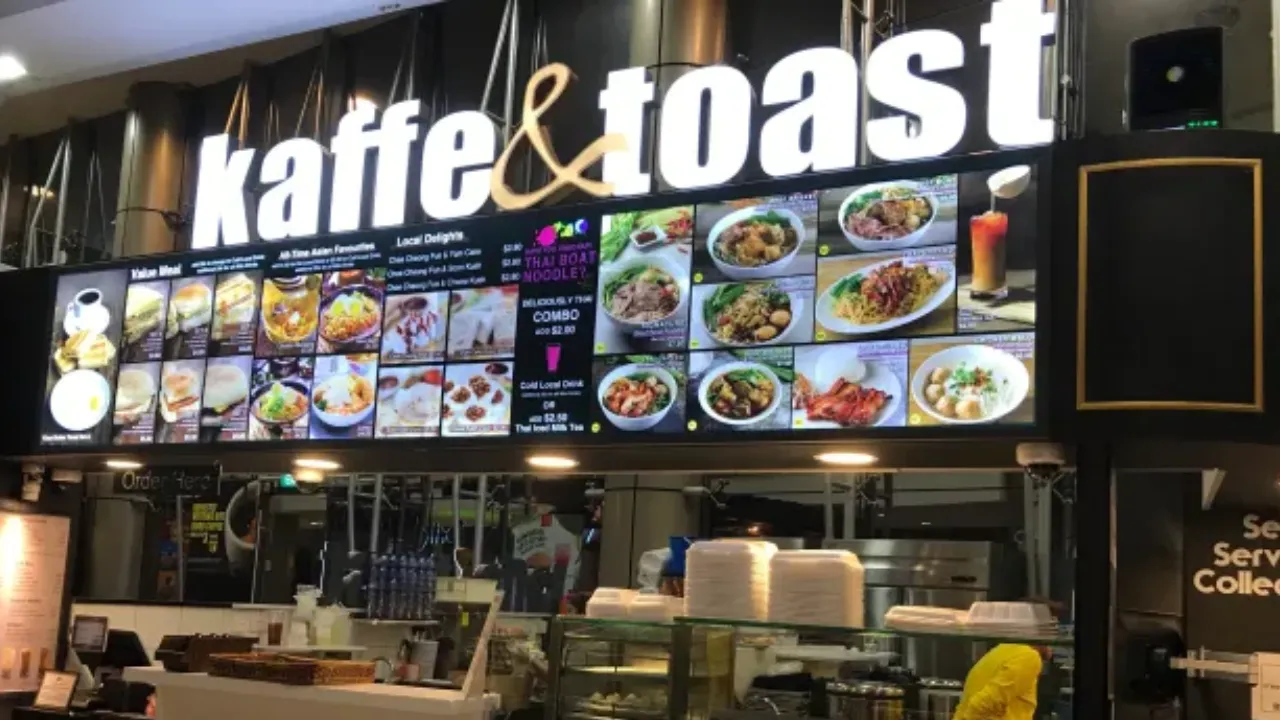 Kaffe and Toast Menu