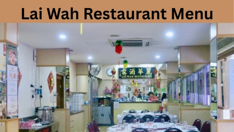 Lai Wah Restaurant Menu