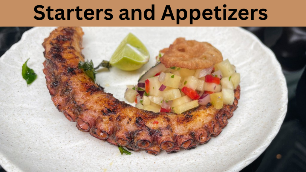 Starters and Appetizers 