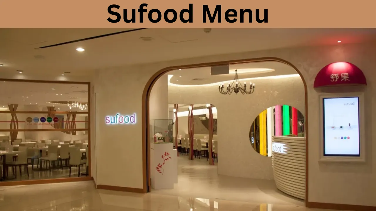 Sufood Menu