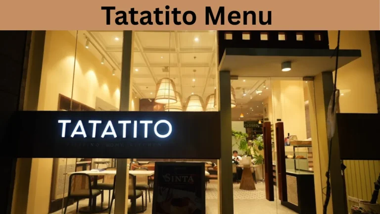 Tatatito Menu