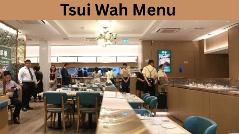 Tsui Wah Menu