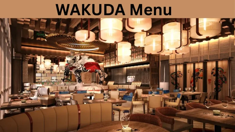 WAKUDA Menu