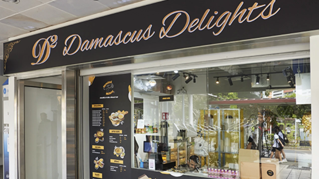 Damascus Delights Menu